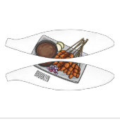 Afbeelding cartoon satay basketbal (Panelen)