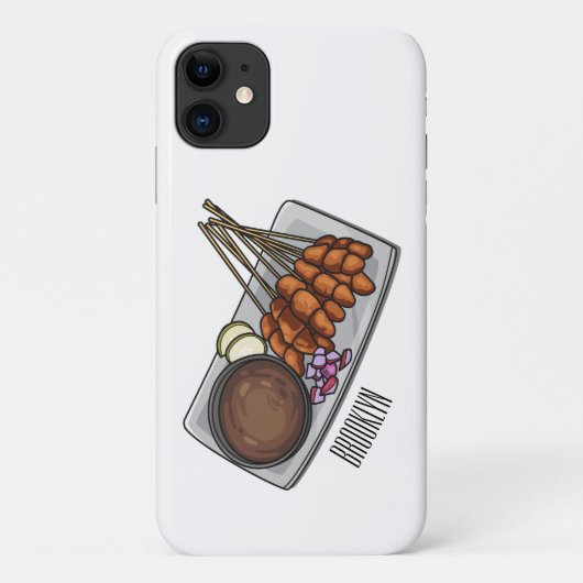 Afbeelding cartoon satay Case-Mate iPhone case (Achterkant)
