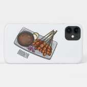 Afbeelding cartoon satay Case-Mate iPhone case (Achterkant (horizontaal))