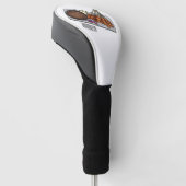 Afbeelding cartoon satay golfheadcover (Schuin)