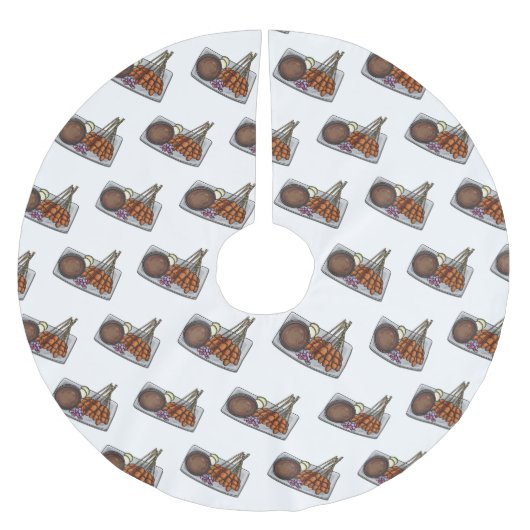 Afbeelding cartoon satay kerstboom rok (Voorkant)