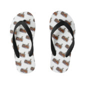 Afbeelding cartoon satay kinder teenslippers (Voetbed)
