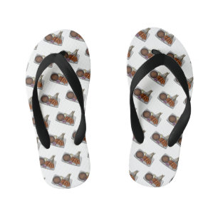 Afbeelding cartoon satay kinder teenslippers
