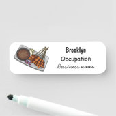 Afbeelding cartoon satay naamplaatje (In situ)