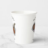 Afbeelding cartoon satay papieren bekers (Links)