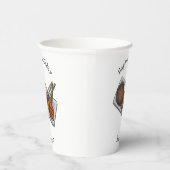 Afbeelding cartoon satay papieren bekers (Rechts)