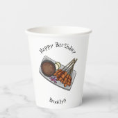 Afbeelding cartoon satay papieren bekers (Voorkant)