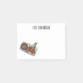 Afbeelding cartoon satay post-it® notes (Voorkant)