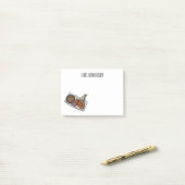 Afbeelding cartoon satay post-it® notes (Op bureau)
