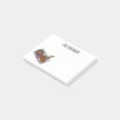 Afbeelding cartoon satay post-it® notes (Schuin)