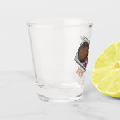 Afbeelding cartoon satay shot glas (Links)