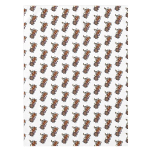 Afbeelding cartoon satay tafelkleed (Voorkant)