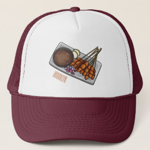 Afbeelding cartoon satay trucker pet