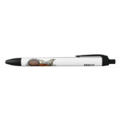 Afbeelding cartoon satay zwarte inkt pen (Bovenkant)