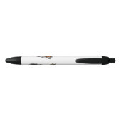 Afbeelding cartoon satay zwarte inkt pen (Achterkant)