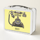 Afbeelding cartoon telefoon (Achterkant)