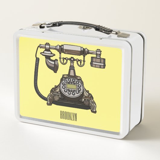 Afbeelding cartoon telefoon (Achterkant)