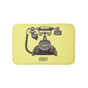 Afbeelding cartoon telefoon badmat