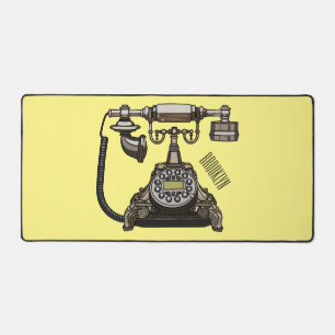 Afbeelding cartoon telefoon bureaumat