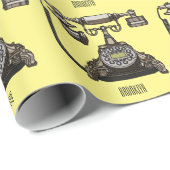 Afbeelding cartoon telefoon cadeaupapier (Rol Hoek)