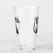 Afbeelding cartoon telefoon glas (Links)