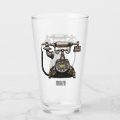 Afbeelding cartoon telefoon glas (Voorkant)