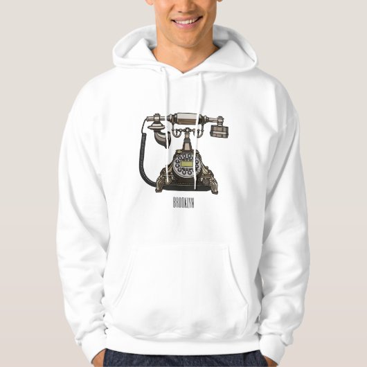 Afbeelding cartoon telefoon hoodie (Voorkant)