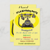 Afbeelding cartoon telefoon kaart (Voorkant / Achterkant)