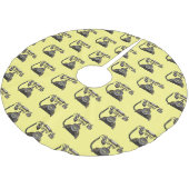 Afbeelding cartoon telefoon kerstboom rok (Gekanteld)