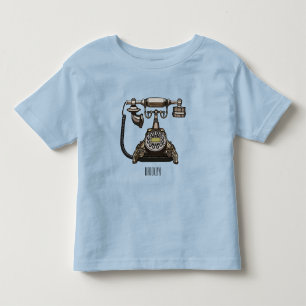 Afbeelding cartoon telefoon kinder shirts