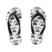 Afbeelding cartoon telefoon kinder teenslippers (Voetbed)