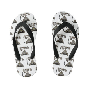 Afbeelding cartoon telefoon kinder teenslippers