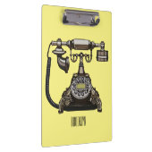 Afbeelding cartoon telefoon klembord (Rechts)