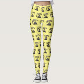 Afbeelding cartoon telefoon leggings (Voorkant)