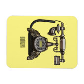 Afbeelding cartoon telefoon magneet (Horizontaal)