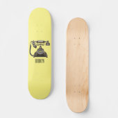 Afbeelding cartoon telefoon persoonlijk skateboard (Voorkant)