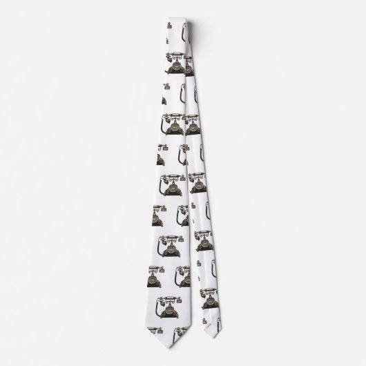 Afbeelding cartoon telefoon stropdas (Voorkant)