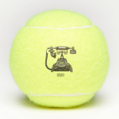 Afbeelding cartoon telefoon tennisballen (Voorkant)