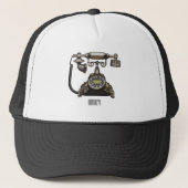 Afbeelding cartoon telefoon trucker pet (Voorkant)