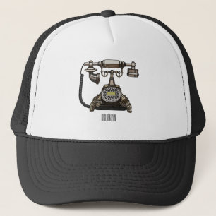 Afbeelding cartoon telefoon trucker pet