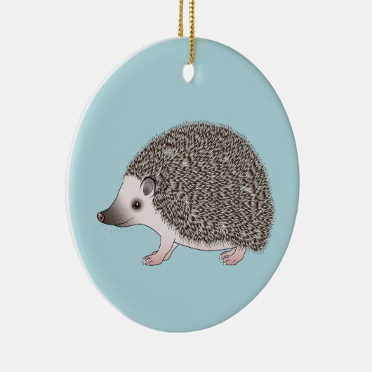 Afbeelding Cartoon van Afrikaanse Pygmy Hedegel Cu Keramisch Ornament (Rechts)