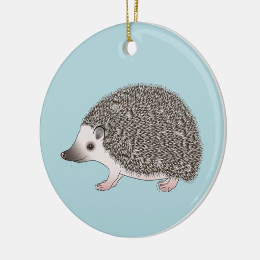 Afbeelding Cartoon van Afrikaanse Pygmy Hedegel Cu Keramisch Ornament (Links)