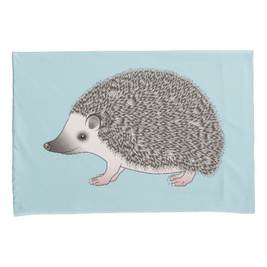 Afbeelding Cartoon van Afrikaanse Pygmy Hedegel Cu Kussensloop (Voorkant-Rechts)