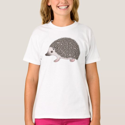 Afbeelding Cartoon van Afrikaanse Pygmy Hedegel Cu T-shirt (Voorkant)