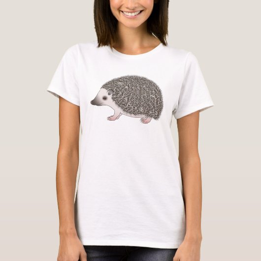 Afbeelding Cartoon van Afrikaanse Pygmy Hedegel Cu T-shirt (Voorkant)