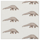 Afbeelding cartoon van pangoline stof (Close Up)