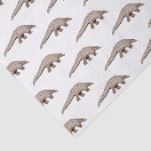 Afbeelding cartoon van pangoline tissuepapier (Detail)