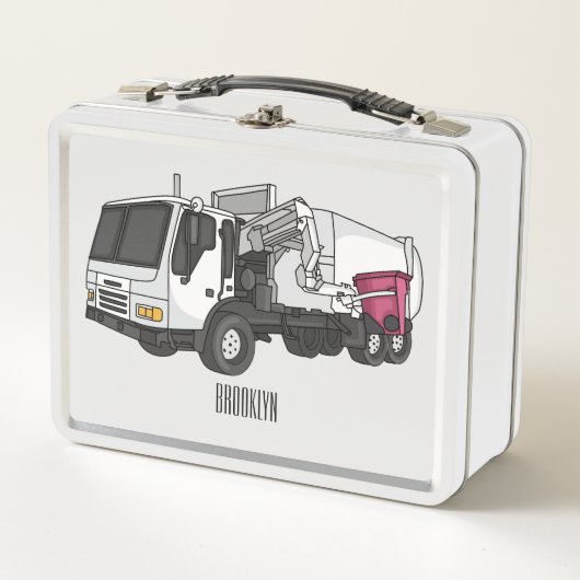 Afbeelding cartoon vuilniswagen (Voorkant)