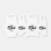 Afbeelding cartoon vuilniswagen bedankdoosjes (Uitgevouwen)