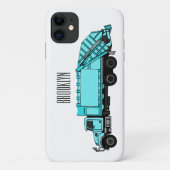 Afbeelding cartoon vuilniswagen Case-Mate iPhone case (Achterkant)